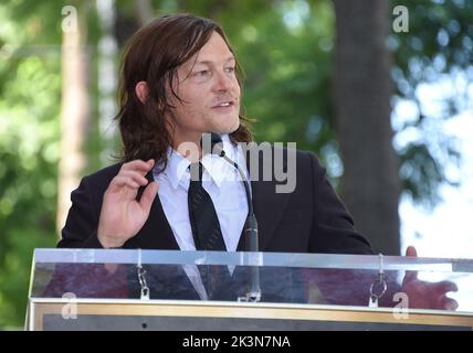 Hollywood, California. USA, 27 settembre 2022, Norman Reedus alla sua cerimonia di premiazione di Hollywood Walk of Fame il 27 settembre 2022 a Hollywood, CA. © OConnor / AFF-USA.com Foto Stock