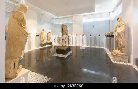 Aydin, Turchia - 06 gennaio 2021: Antico Museo della Città di Afrodisia Foto Stock