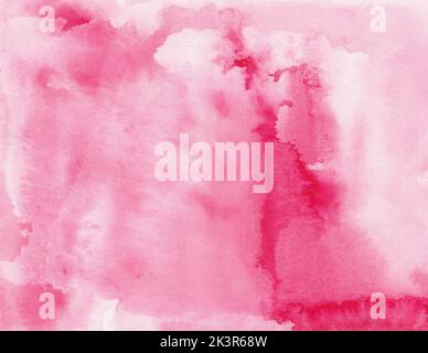 Acquerello sfondo rosa, carta texture digitale Foto Stock