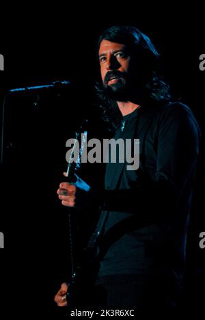 Dave Grohl - Foo Fighters, V2007, Hylands Park, Chelmsford, Essex, Regno Unito - 18 agosto 2007 Foto Stock