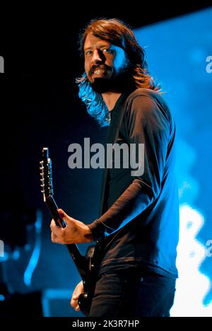 Dave Grohl - Foo Fighters, V2007, Hylands Park, Chelmsford, Essex, Regno Unito - 18 agosto 2007 Foto Stock