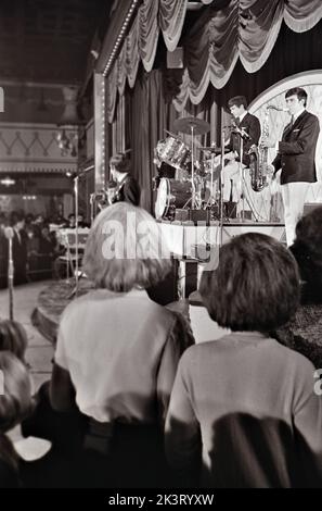 DAVE CLARK FIVE si esibisce al Tottenham Royal di Londra nel gennaio 1964. Foto: Tony Gale Foto Stock