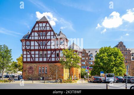 Castello di Giessen, Hessen, Germania Foto Stock