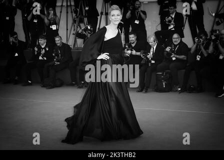 Venezia, Italia. 10th Set, 2022. Selezione di scatti in bianco e nero dal Festival del Cinema di Venezia 79th Cate Blanchett Credit: Independent Photo Agency/Alamy Live News Foto Stock