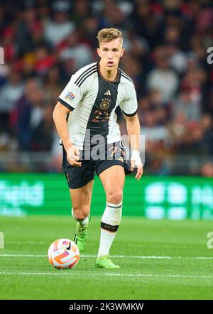 Nico Schlotterbeck, DFB 23 nella UEFA Nations League 2022 partita INGHILTERRA - GERMANIA 3-3 nella stagione 2022/2023 il 26 settembre 2022 a Londra, Gran Bretagna. © Peter Schatz / Alamy Live News Foto Stock