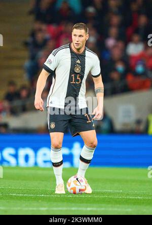 Niklas Süle, DFB 15 nella partita della UEFA Nations League 2022 INGHILTERRA - GERMANIA 3-3 nella stagione 2022/2023 il 26 settembre 2022 a Londra, Gran Bretagna. © Peter Schatz / Alamy Live News Foto Stock