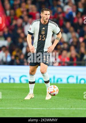 Niklas Süle, DFB 15 nella partita della UEFA Nations League 2022 INGHILTERRA - GERMANIA 3-3 nella stagione 2022/2023 il 26 settembre 2022 a Londra, Gran Bretagna. © Peter Schatz / Alamy Live News Foto Stock