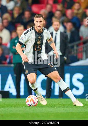 Niklas Süle, DFB 15 nella partita della UEFA Nations League 2022 INGHILTERRA - GERMANIA 3-3 nella stagione 2022/2023 il 26 settembre 2022 a Londra, Gran Bretagna. © Peter Schatz / Alamy Live News Foto Stock