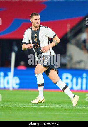 Niklas Süle, DFB 15 nella partita della UEFA Nations League 2022 INGHILTERRA - GERMANIA 3-3 nella stagione 2022/2023 il 26 settembre 2022 a Londra, Gran Bretagna. © Peter Schatz / Alamy Live News Foto Stock