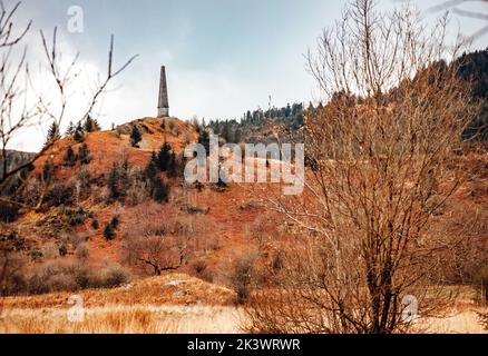 Monumento di Murray nella Foresta di Galloway, Scozia Foto Stock