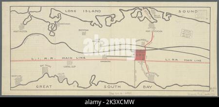 Mappa dei lotti di Waverly Park situati a Waverly, Suffolk Co., N.Y.: Toped June 6, 1894 Cartographic. Mappe, mappe catastali. 1894. Lionel Pincus e la Principessa Firyal Map Division. Real Property , New York (state) , Waverly, Waverly (N.Y.), Suffolk County (N.Y.) Foto Stock