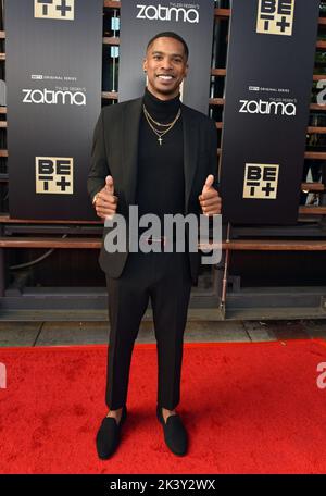 Atlanta, Georgia, Stati Uniti. 28th Set, 2022. Cameron Fuller agli arrivi per lo ZATIMA Screening di Tyler Perry, 5Church Buckhead, Atlanta, GA 28 settembre 2022. Credit: Derek Storm/Everett Collection/Alamy Live News Foto Stock