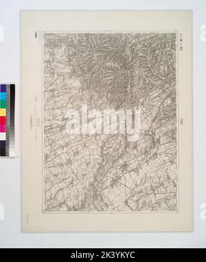 Pistole. Cartografica. Mappe, mappe topografiche. 1912. Lionel Pincus e la Principessa Firyal Map Division Foto Stock