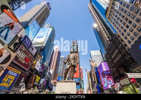 Times Square Manhattan, New York, Stati Uniti d'America Foto Stock