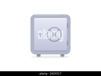 Icona cassaforte. Illustrazione vettoriale sicura. Illustrazione Vettoriale