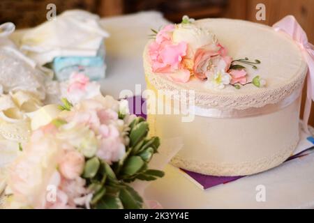 Fornitura per cerimonie nuziali Foto Stock