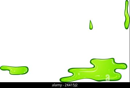 Macchie di vernice verde Illustrazione Vettoriale