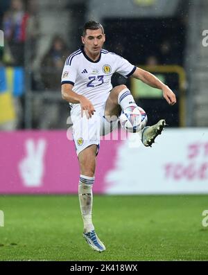 Foto del file datata 27-09-2022 del Kenny McLean scozzese che crede che il boss scozzese Steve Clarke sarà felice di avere un dilemma di selezione per la campagna di qualificazione del Campionato europeo 2024 quando si inizia a marzo. Data di emissione: Giovedì 25 settembre 2022. Foto Stock