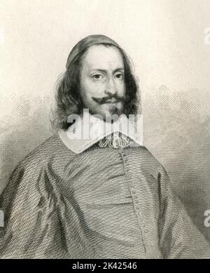 Ritratto del cardinale francese Jean-Francois Paul de Gondi, 1800 ca. Foto Stock