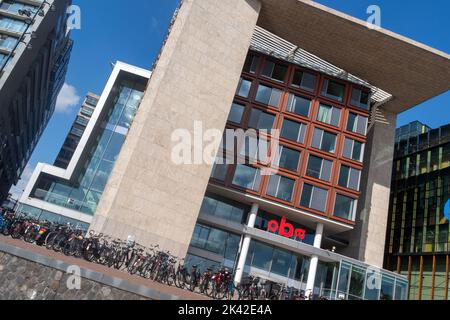 OBA Oosterdok - Biblioteca centrale di Amsterdam, Amsterdam, Paesi Bassi Foto Stock