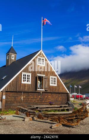 Westfjords Maritime & Heritage Museum, Isafjordur, Islanda, Europa Foto Stock