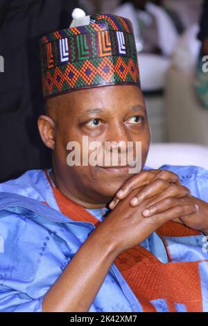 Vice Presidente candidato del Senatore Kashim Shettima del Congresso All Progressives (APC). Nigeria. Foto Stock