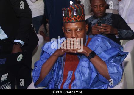 Vice Presidente candidato del Senatore Kashim Shettima del Congresso All Progressives (APC). Nigeria. Foto Stock