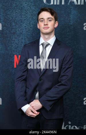 David Webster partecipa alla prima "Luckiest Girl Alive" di Netflix al Paris Theater il 29 settembre 2022 a New York City. Foto Stock