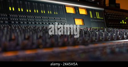 SSL im Brücke Studio Mainz Foto Stock