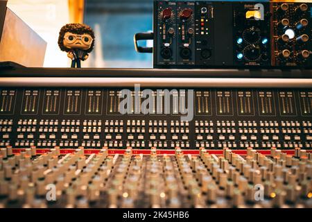 SSL im Brücke Studio Mainz Foto Stock