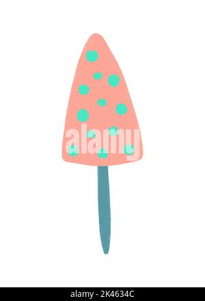 Vettore Natale e Capodanno illustrazione con albero di Natale. Illustrazione Vettoriale