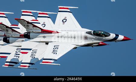 Il USAF Thunderbirds Foto Stock