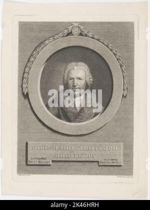 Ritratto di Bernhard Christoph Breitkopf Foto Stock