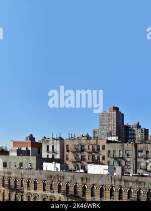 upper east side harlem new york city buildings Foto Stock