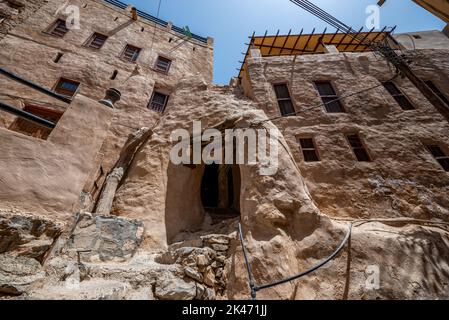 Al Hamra vecchio villaggio, Regione ad-Dakhilitìyah, Oman Foto Stock