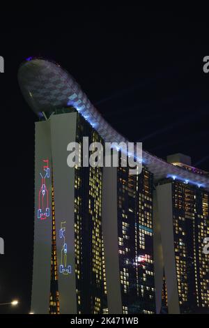 Singapore. 30th settembre 2022. Illustrazione durante il Gran Premio di Singapore della Formula 1 Singapore Airlines 2022, 17th° round del Campionato del mondo FIA di Formula uno 2022 dal 30 settembre al 02 ottobre 2022 sul circuito di Marina Bay Street, a Singapore - Foto DPPI Credit: DPPI Media/Alamy Live News Foto Stock