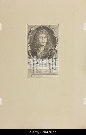 Ritratto del Jean Baptiste Poquelin de Moliere Foto Stock