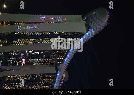 Singapore. 30th set, 2022. Illustrazione durante il Gran Premio di Singapore della Formula 1 Singapore Airlines 2022, 17th° round del Campionato del mondo FIA di Formula uno 2022 dal 30 settembre al 02 ottobre 2022 sul circuito di Marina Bay Street, a Singapore - Foto: DPPI/DPPI/LiveMedia Credit: Independent Photo Agency/Alamy Live News Foto Stock