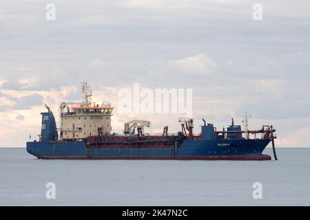 Hopper dredger Balder R di proprietà di Jan De Nul Group a Gdansk, Polonia © Wojciech Strozyk / Alamy Stock Photo *** Local Caption *** Foto Stock