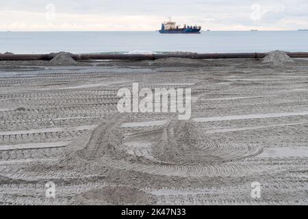 Hopper dredger Balder R di proprietà di Jan De Nul Group a Gdansk, Polonia © Wojciech Strozyk / Alamy Stock Photo *** Local Caption *** Foto Stock