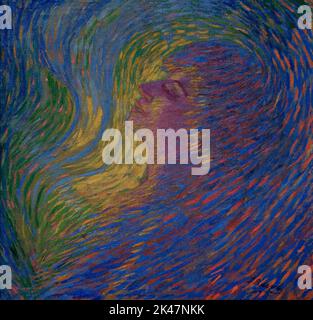 Profumo (1919) di Luigi Russolo (1885-1947). Olio su tela, cm.65,5x64,5. MART, Rovereto, Italia. Foto Stock