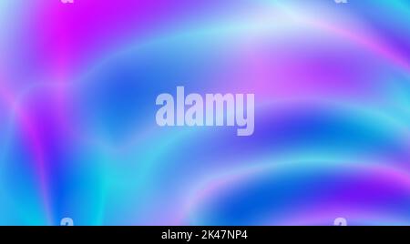 Radianza. Sfondo sfocato astratto blu, viola e turchese con sfumature di colore al neon. Bellissimo sfondo grafico raster Foto Stock
