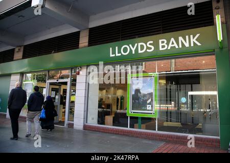 Londra, Regno Unito. 30th Set, 2022. Una vista esterna della Lloyds Bank. (Credit Image: © Dinendra Haria/SOPA Images via ZUMA Press Wire) Credit: ZUMA Press, Inc./Alamy Live News Foto Stock