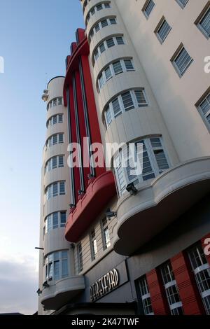 L'edificio Beresford un ex hotel, Sauchiehall Street, Glasgow, Scozia, Regno Unito Foto Stock