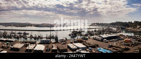 Il molo di Newport, Oregon. Foto Stock