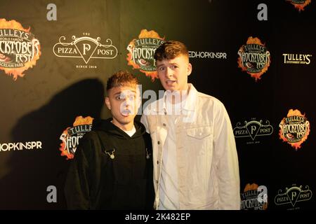 Tulleys Shocktober Fest 2022 VIP Black Carpet Event - il famosissimo Scream Park, l'evento numero uno di Halloween nel Regno Unito! Foto Stock