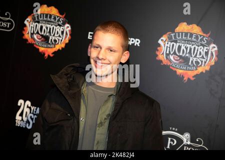 Tulleys Shocktober Fest 2022 VIP Black Carpet Event - il famosissimo Scream Park, l'evento numero uno di Halloween nel Regno Unito! Foto Stock