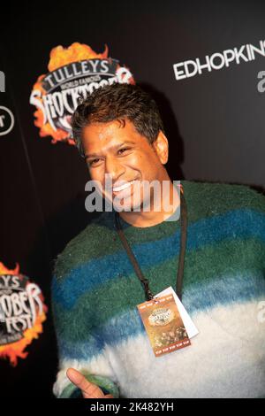 Tulleys Shocktober Fest 2022 VIP Black Carpet Event - il famosissimo Scream Park, l'evento numero uno di Halloween nel Regno Unito! Foto Stock