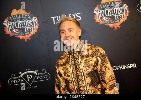 Tulleys Shocktober Fest 2022 VIP Black Carpet Event - il famosissimo Scream Park, l'evento numero uno di Halloween nel Regno Unito! Foto Stock