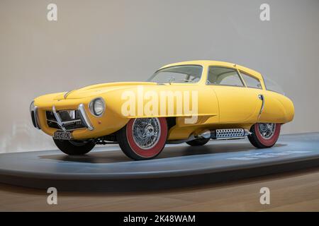 BILBAO, SPAGNA-10 SETTEMBRE 2022: 1952 Pegaso Z-102 cupola (cupola) Foto Stock